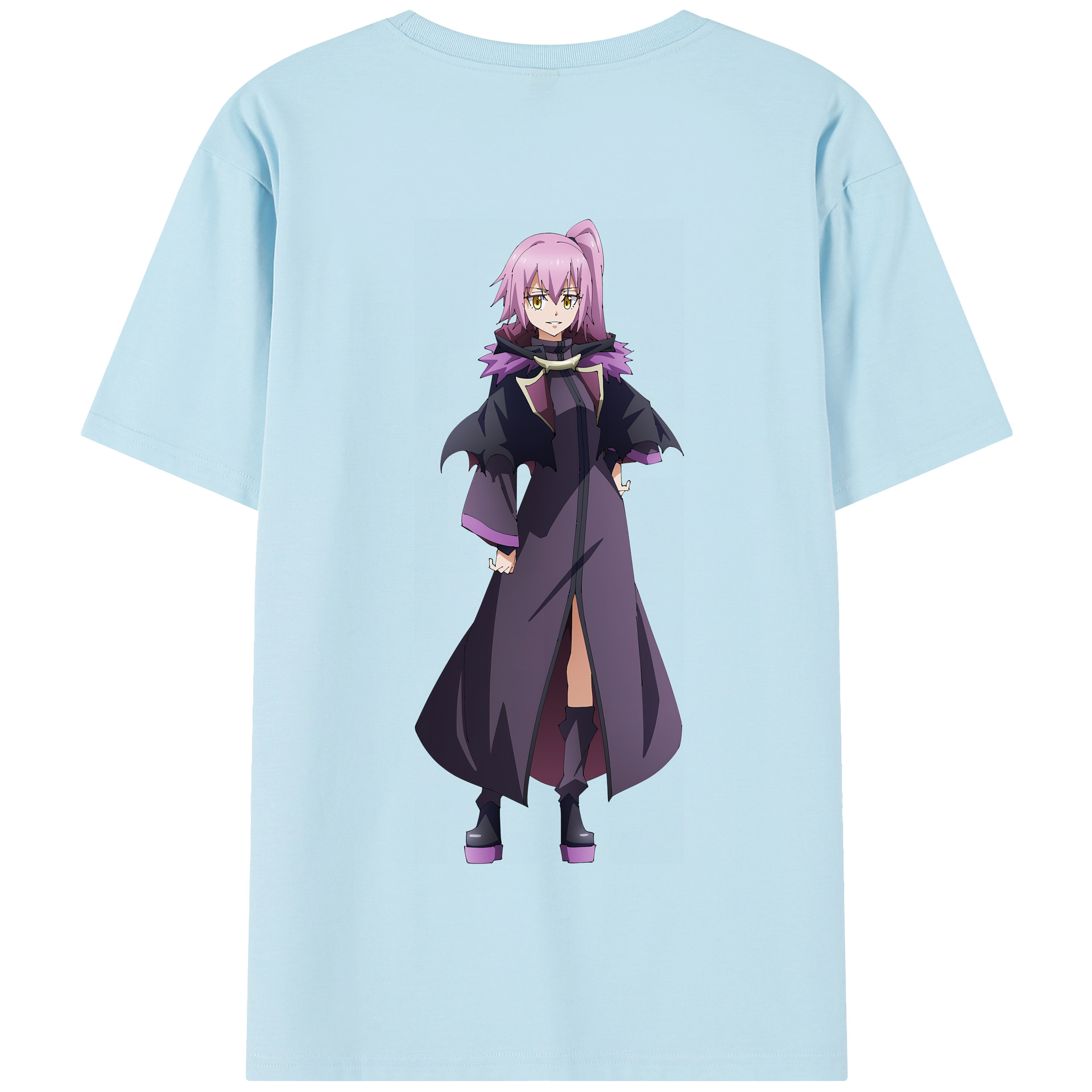 （画像用） 転スラ Regarding Reincarnated to Slime 綿100％半袖Tシャツ（背面プリント）